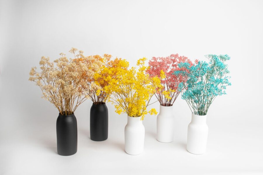 Serie Colorful. Flores preservadas. Creación de Kihana