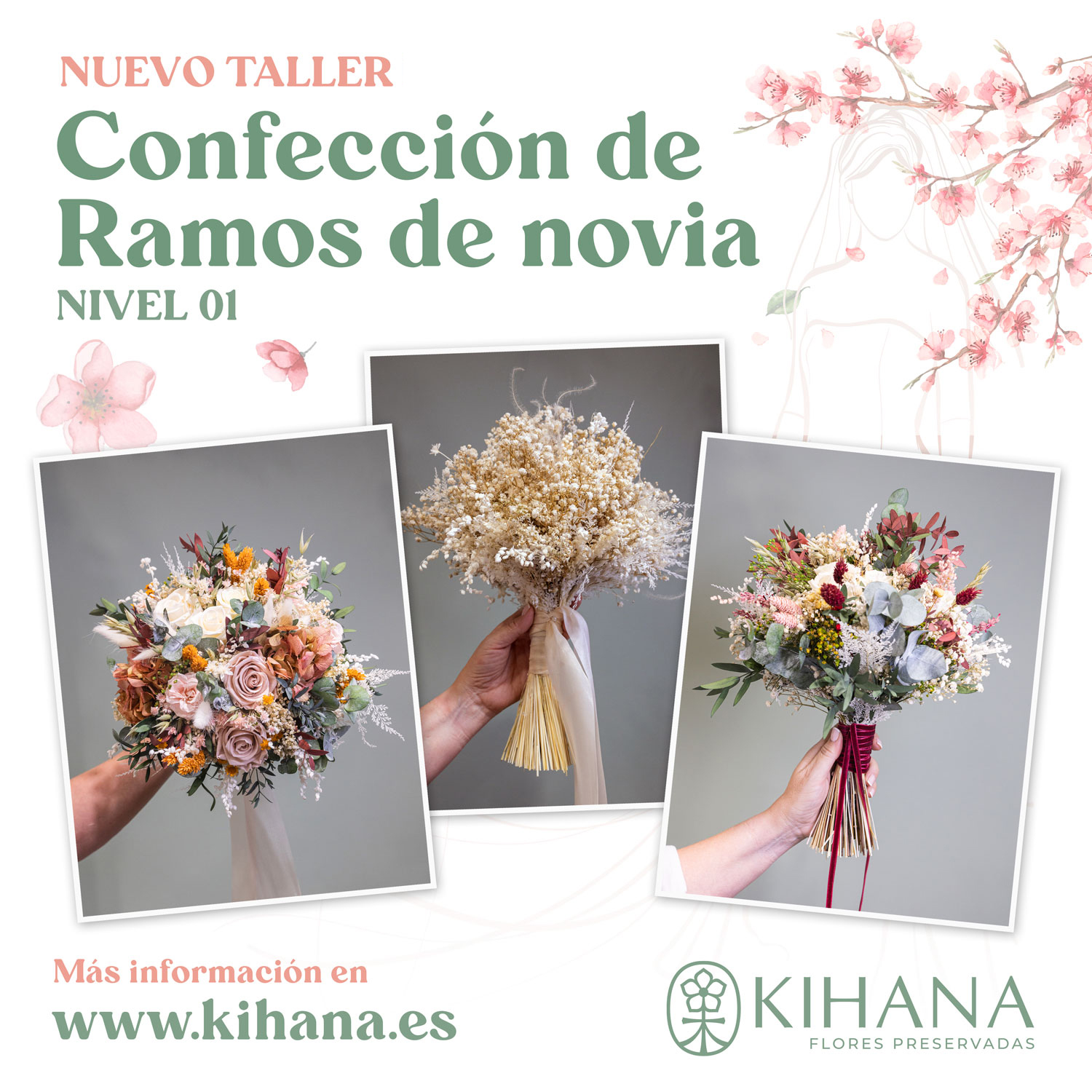 Ramos de Novia preservados. Centros de flores preservadas. Letras de flores  preservadas
